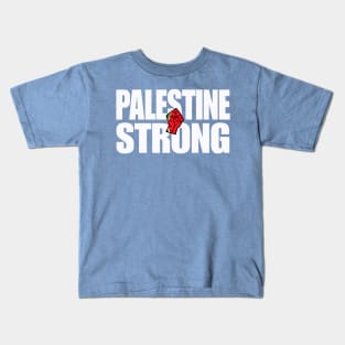 Palestine Strong - Watermelon Fist - Back Kids T-Shirt